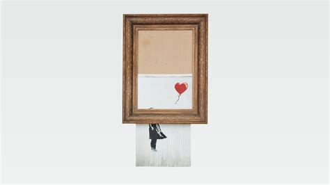 Banksy umí prodat i napůl skartovaný obraz. Jeho。